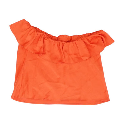 Red Solid Sleeveless Blouse