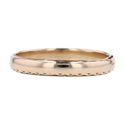 14K Yellow Gold Band
