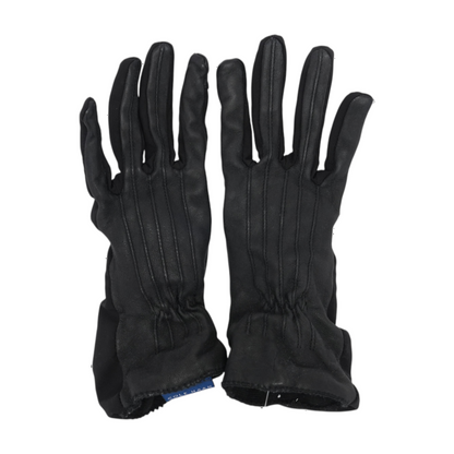 Black Leather Gloves