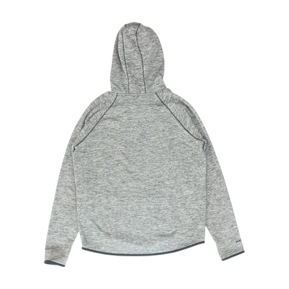 Gray Solid Hoodie Pullover