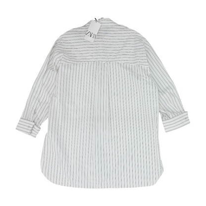 White Striped Button Down