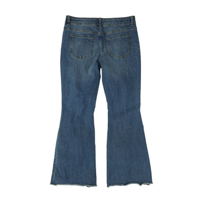 Blue Plus Solid Mid Rise Jeans