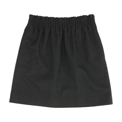 Charcoal Solid Mini Skirt
