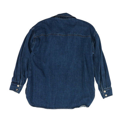 Navy Button Down