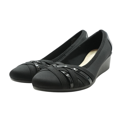 Black Slip-On Flats