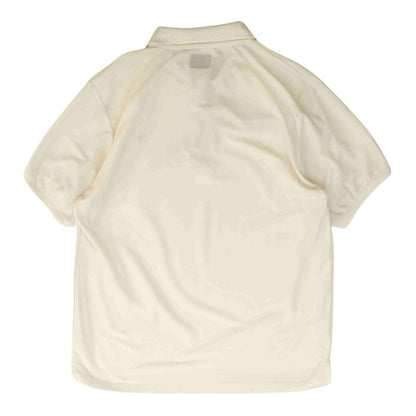 White Solid Short Sleeve Polo