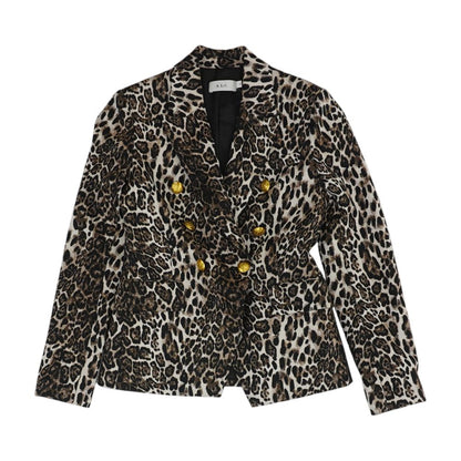 Brown Animal Print Blazer