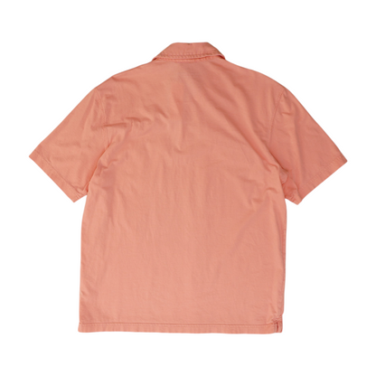 Pink Solid Short Sleeve Polo
