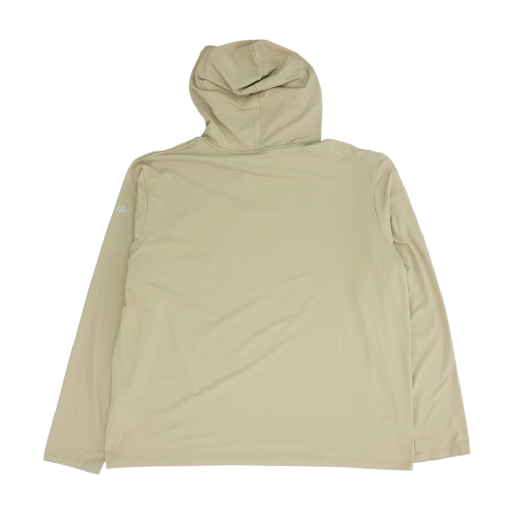 Alo Yoga Beige Solid Active T-Shirt – Image 2