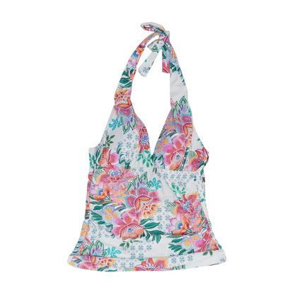 White Floral One-Piece