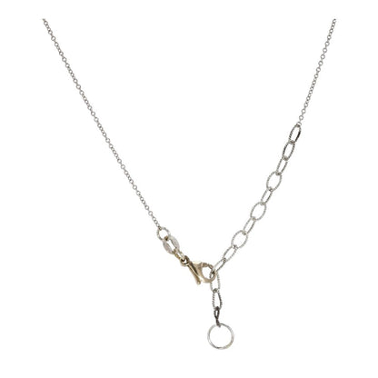 1/5 Ct 18K White Gold Round Diamond Halo Cluster Pendant Necklace