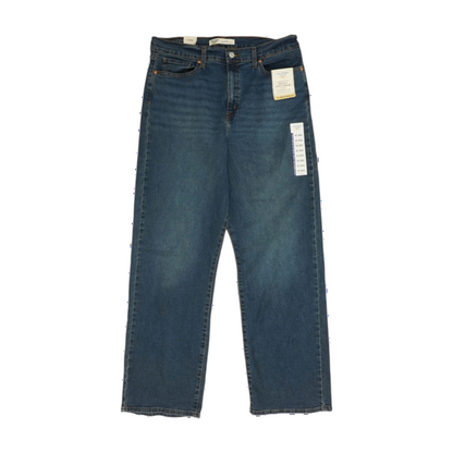 Blue Straight Jeans