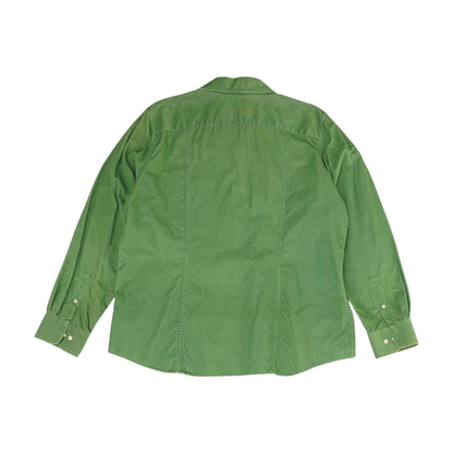 Green Long Sleeve Button Down