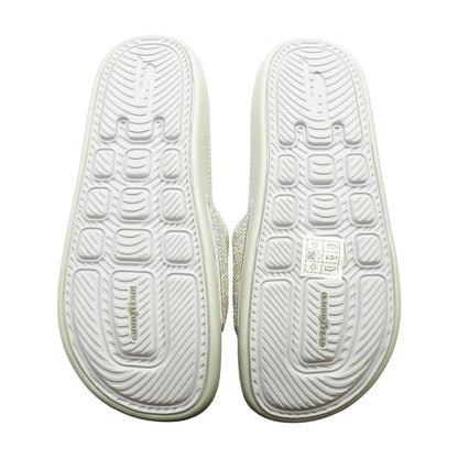 Gray Casual Slide Sandals