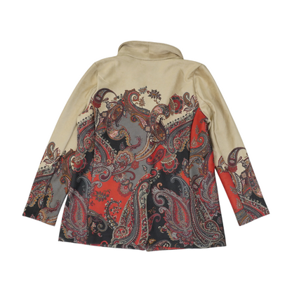 Beige Paisley Jacket