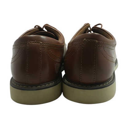 Brown Lace-Up Dress Shoes