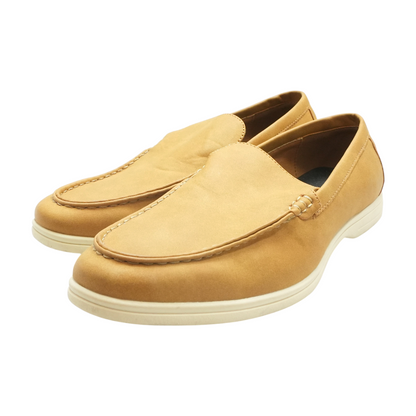 Tan Slip-On Dress Shoes