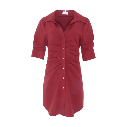 Maroon Mini Dress