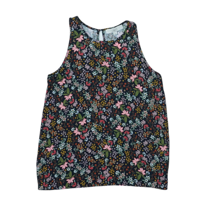 Black Floral Blouse
