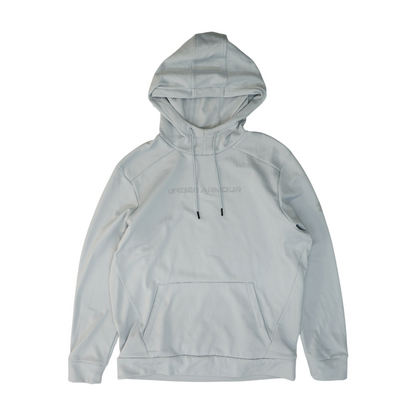 Gray Solid Hoodie Pullover