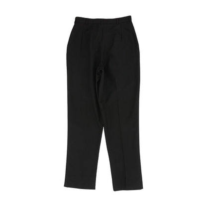 Black Solid Pants