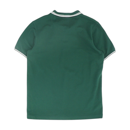 Green Solid Short Sleeve Polo