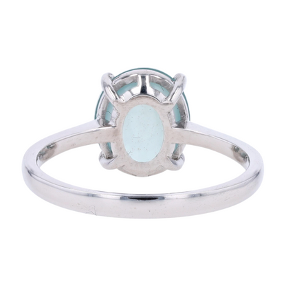 Platinum Jade Fashion Ring