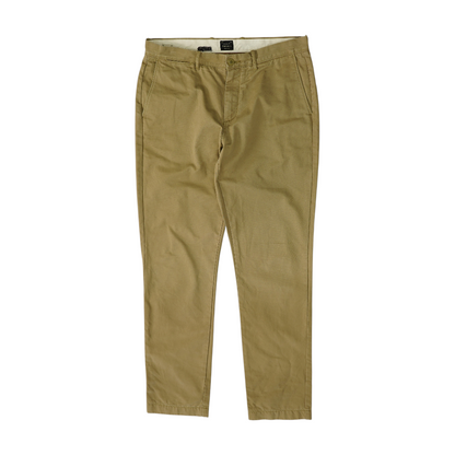 Khaki Straight Pants