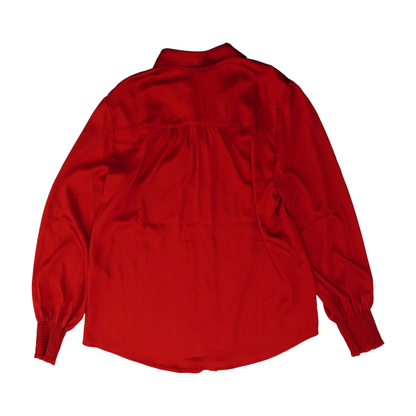 Red Button Down