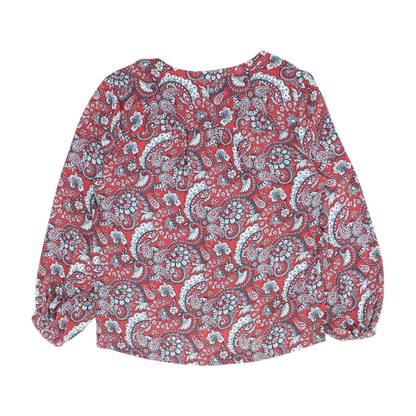 Red Paisley Blouse
