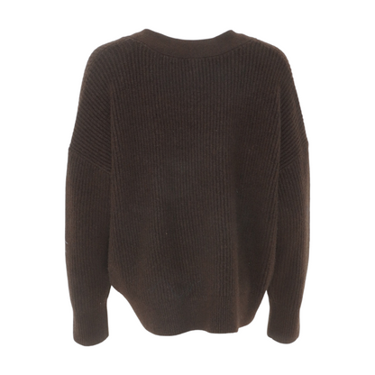 Brown Cardigan Sweater