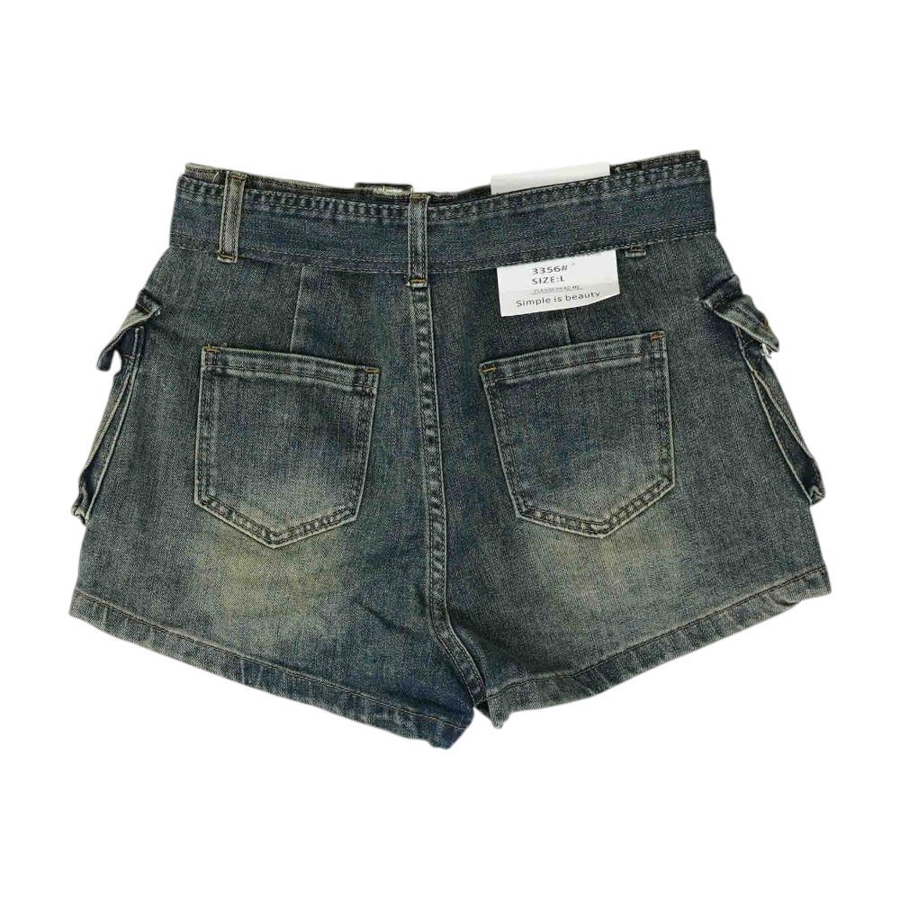 Blue Mini Skort