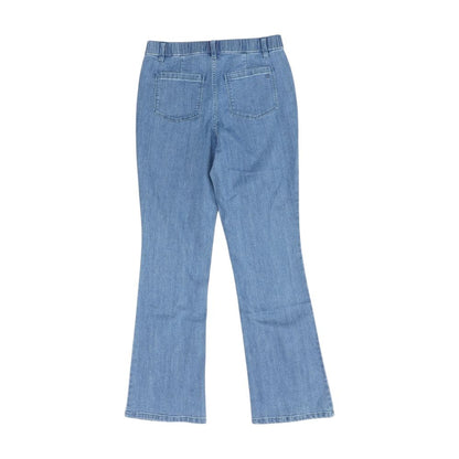 Blue High Rise Bootcut Jeans
