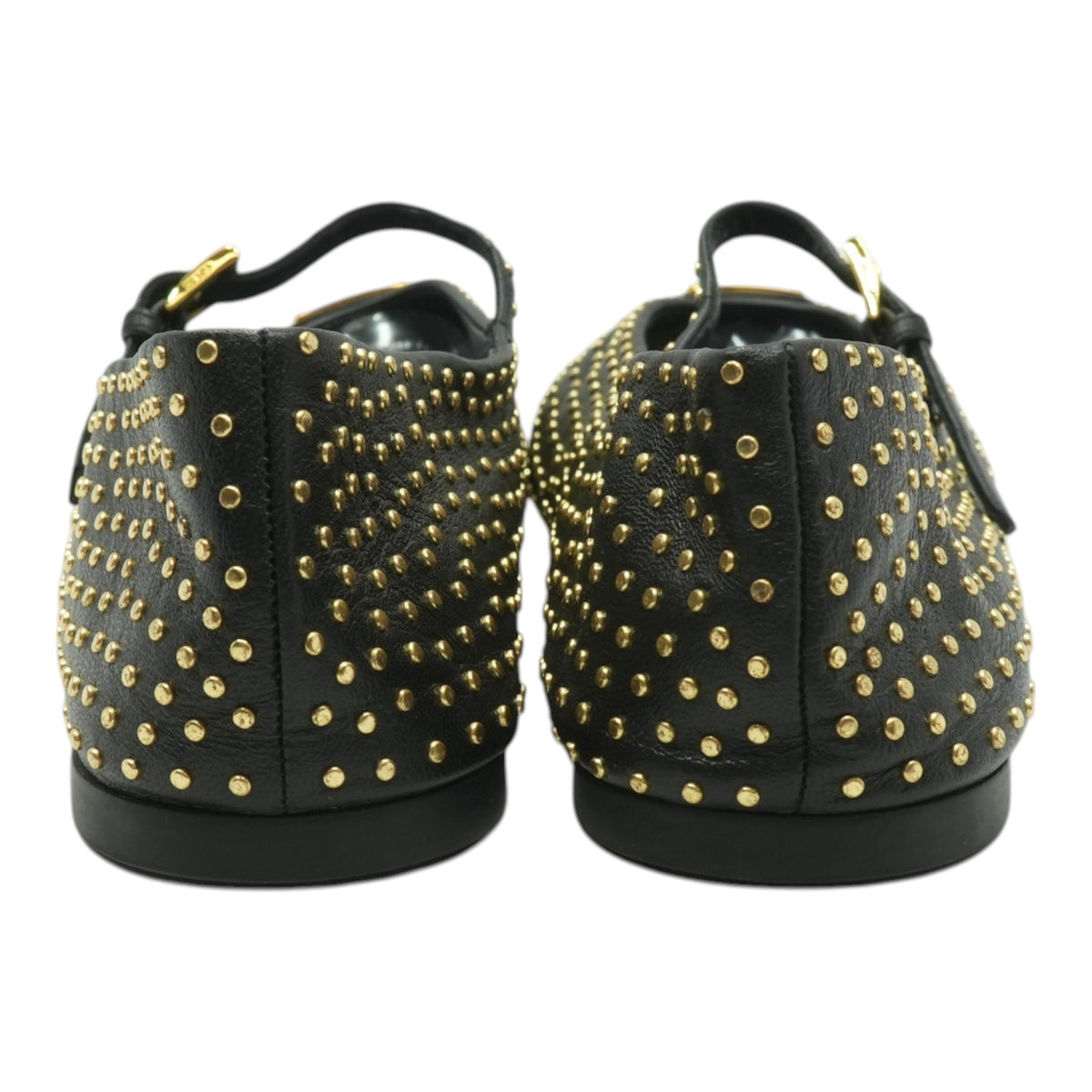 Studded Nappa Leather Ballerinas