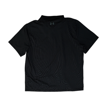 Black Striped Short Sleeve Polo