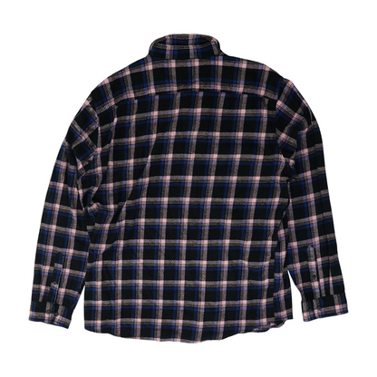 Blue Plaid Flannel Button Down