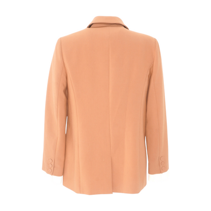 Brown Solid Blazer