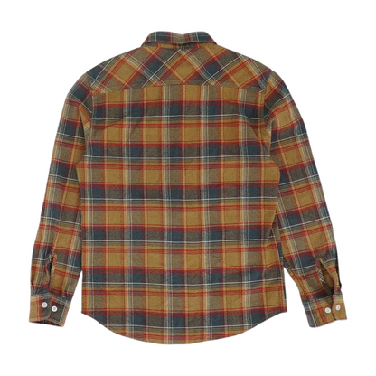 Brown Plaid Flannel Button Down