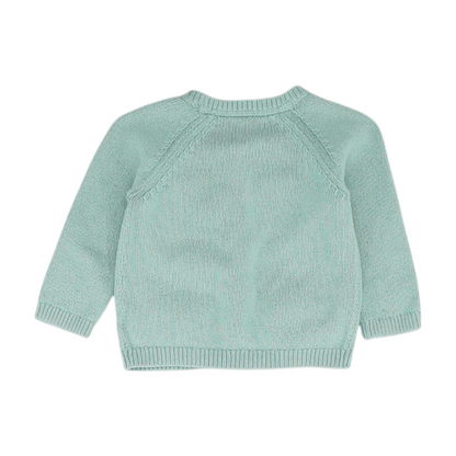 Blue Cardigan Sweater