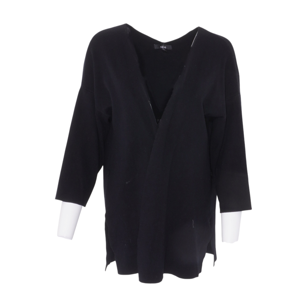 Black Plus Size Cardigan Sweater