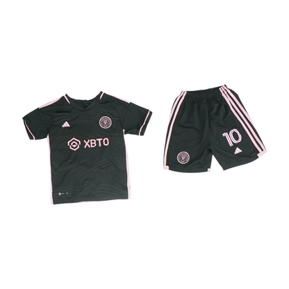 Black Miami CF Color Block Short Sleeve Set