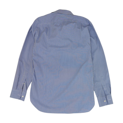 Blue Check Long Sleeve Button Down