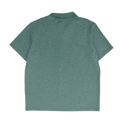 Green Solid Short Sleeve Polo