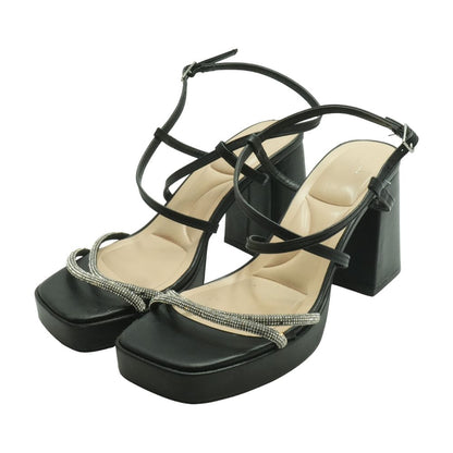 Black Block Heels