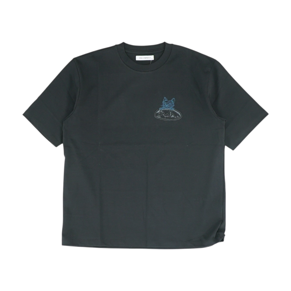 Frsh Company Black Solid T-Shirt – Image 1
