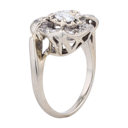 3/4 ctw 14K White Gold Diamond Fashion Ring