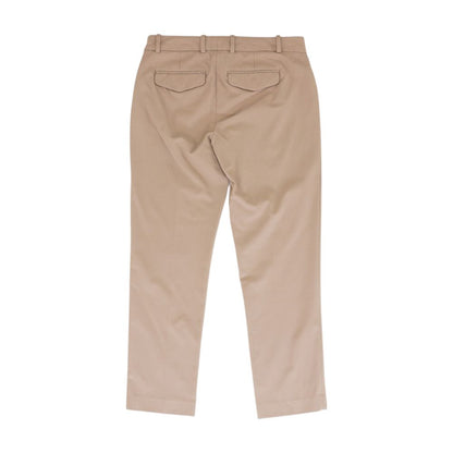 Tan Solid Dress Pants