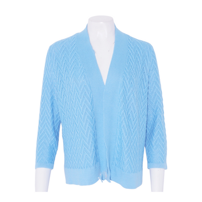 Cyrus Blue Cardigan Sweater – Image 1