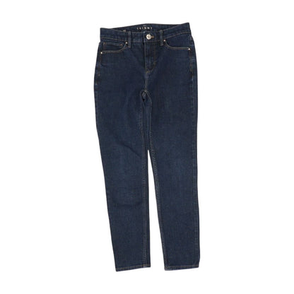 Navy Solid Skinny Leg Jeans