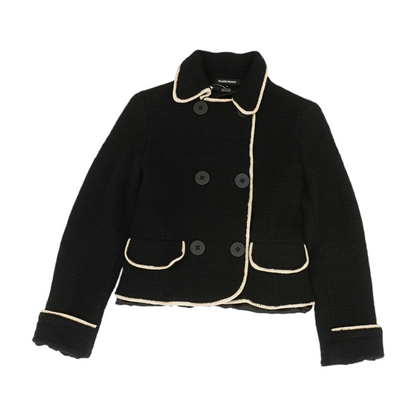 Black Solid Blazer